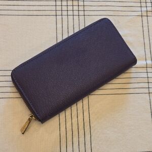 KC Jagger Purple Wallet with Gold Zipper